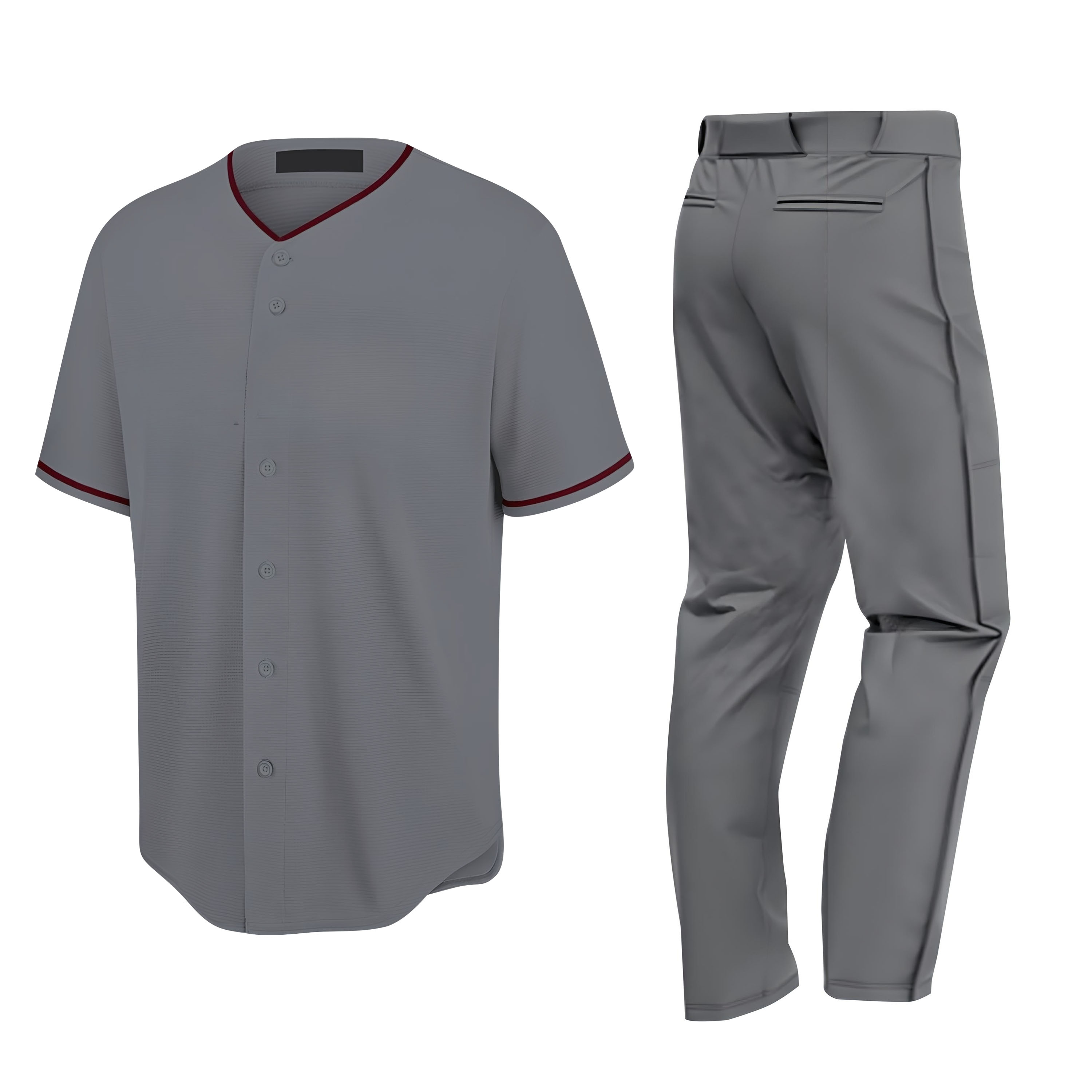 Baseball Set - Button Shirt and Pants 23