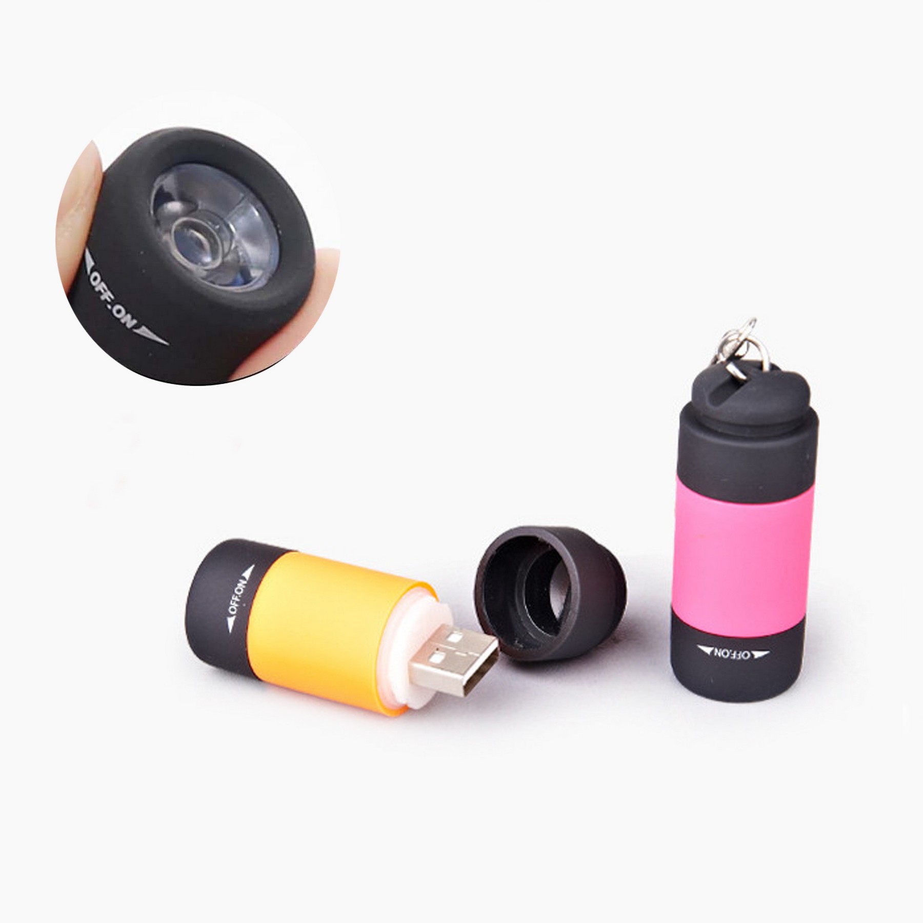 Mini Torch With Key Ring 2