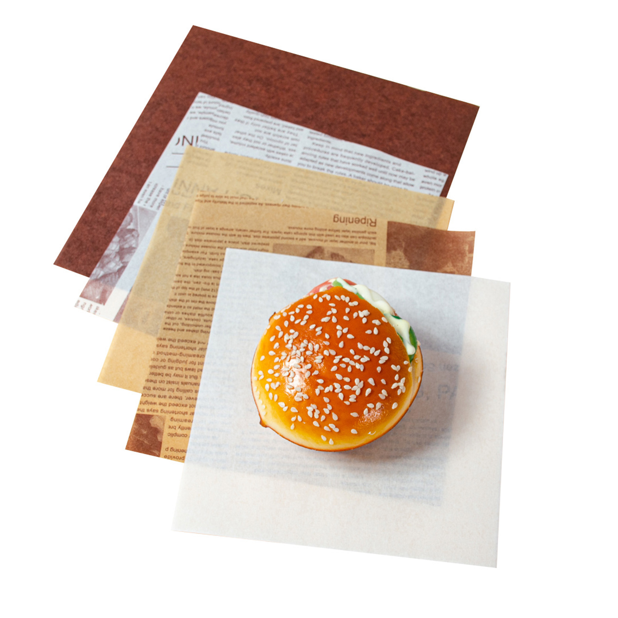 Hamburger Sandwich Wrapper Paper 1