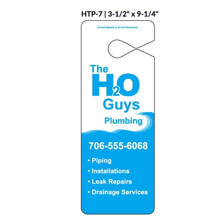 Non-Numbered Hang Tag w/1 Side Imprint (3½"x9¼") 2