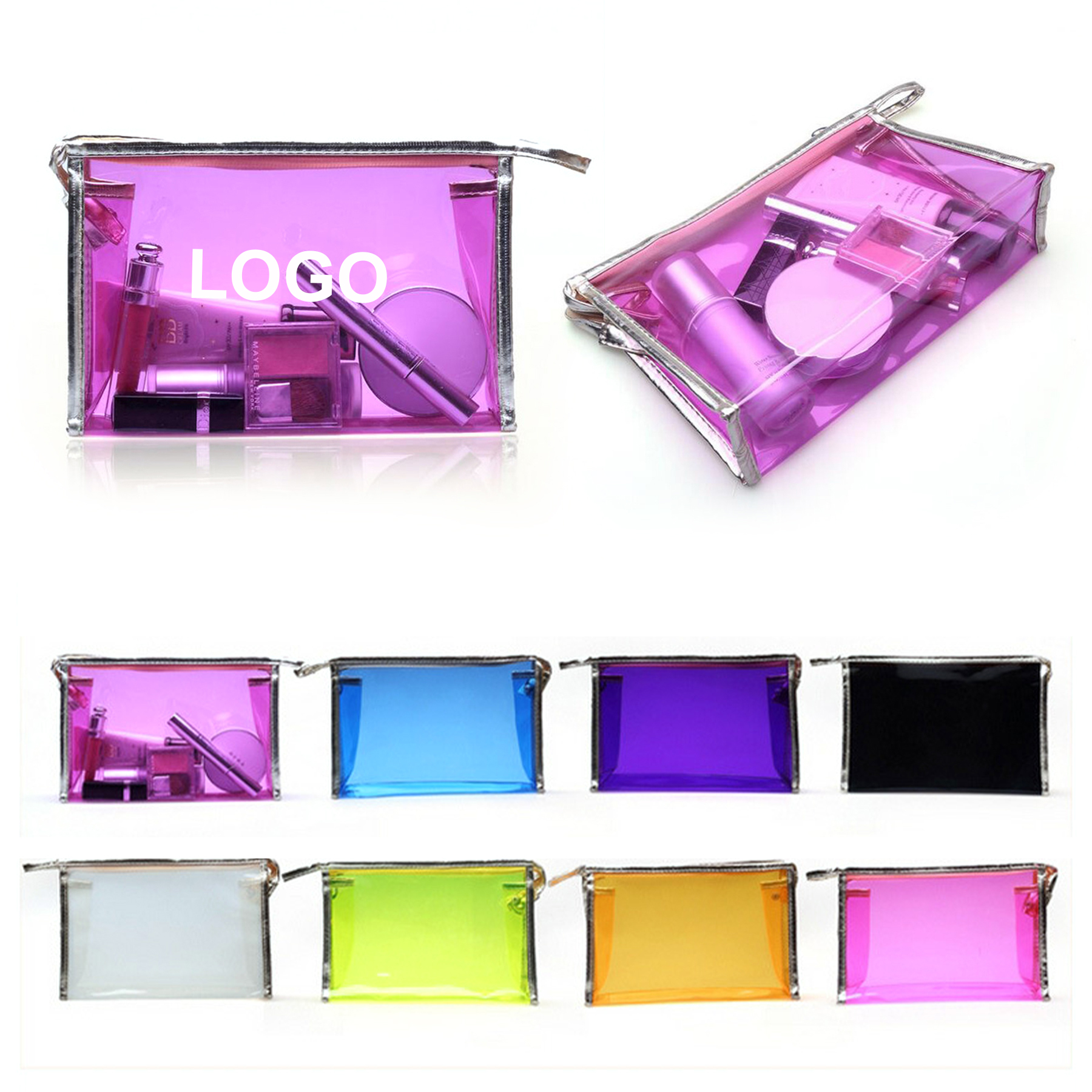 Clear Cosmetic Bag With Zipper 1
