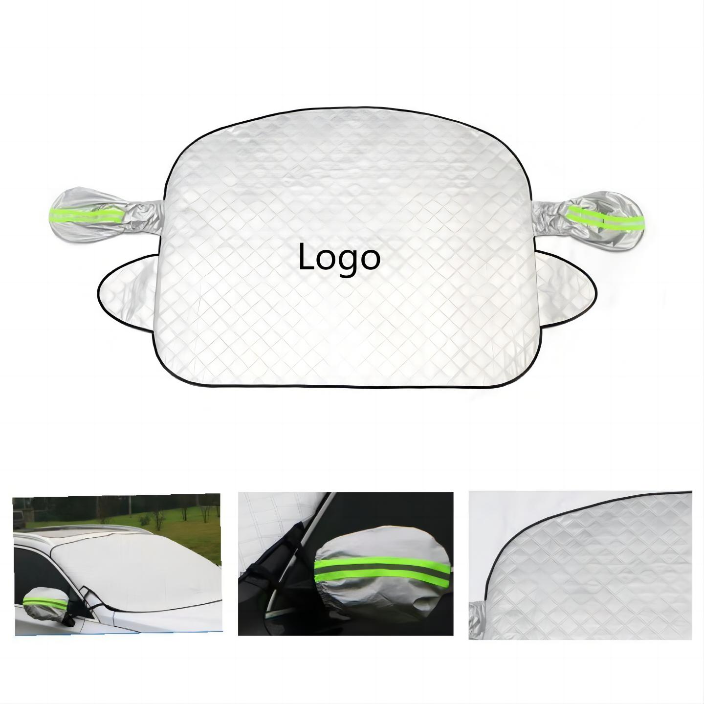 Magnetically Absorbed Foldable Car Snow Shield 2