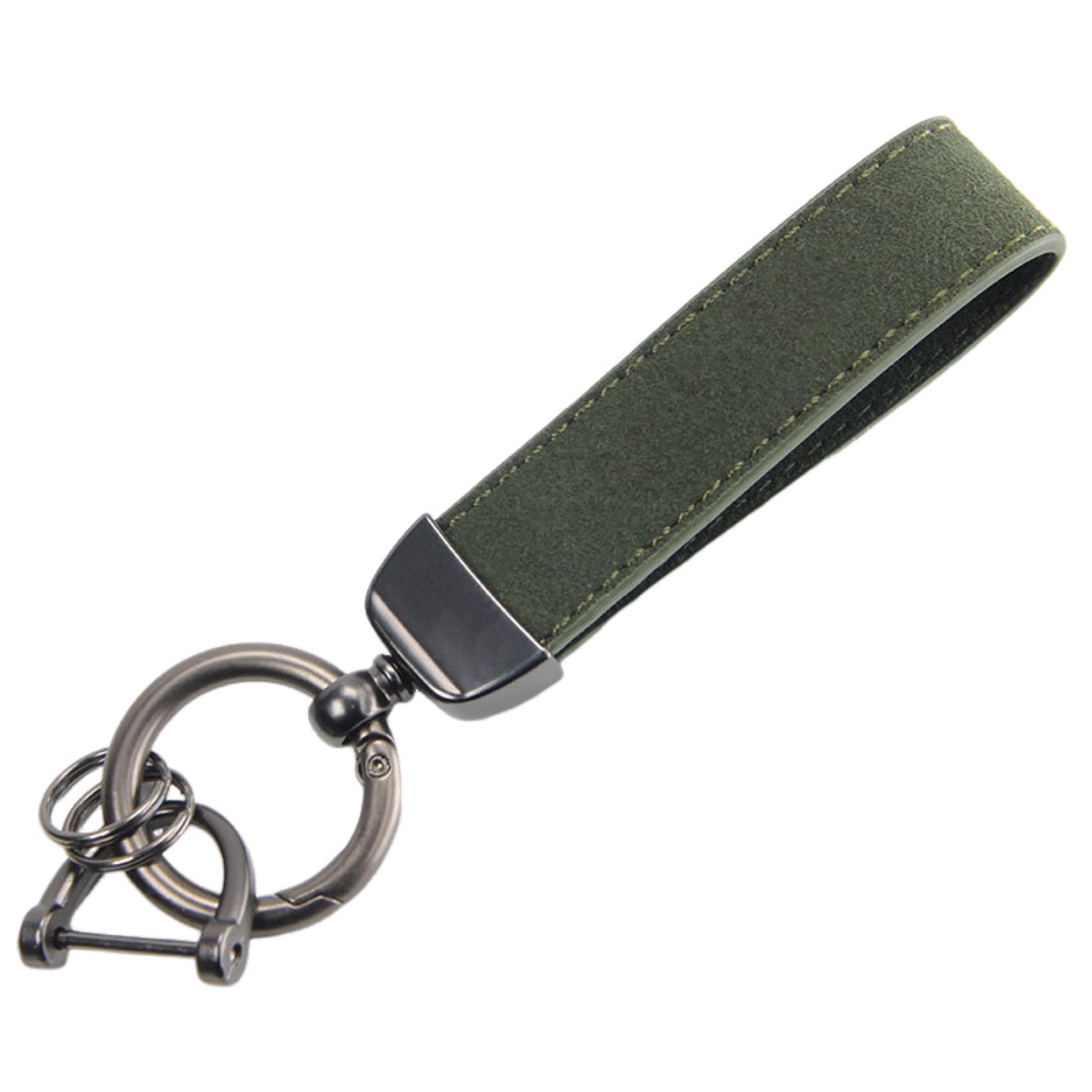Universal Durable Leather 360 Degree Rotatable Keychain 3