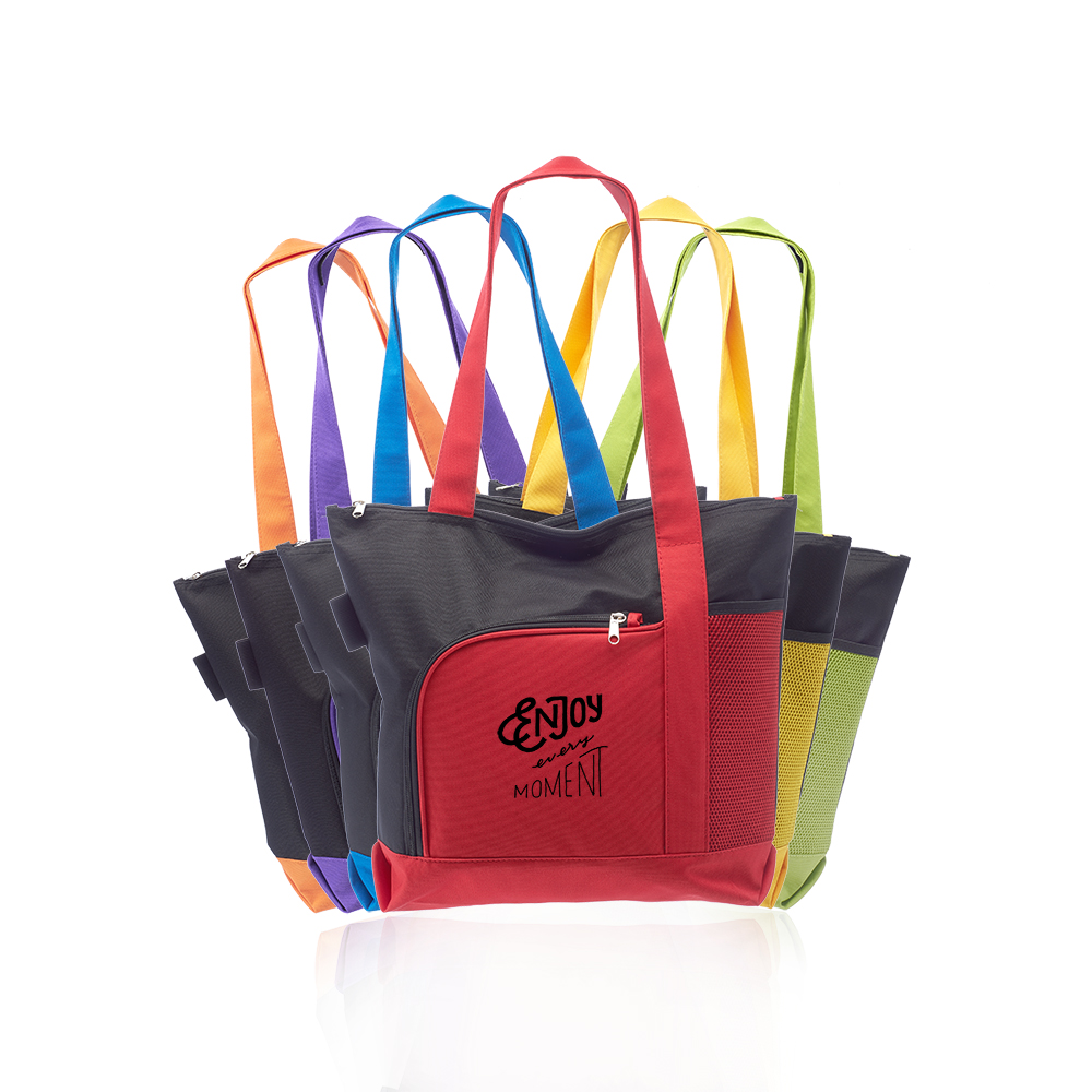 Tote Bag with Mesh Pocket 1