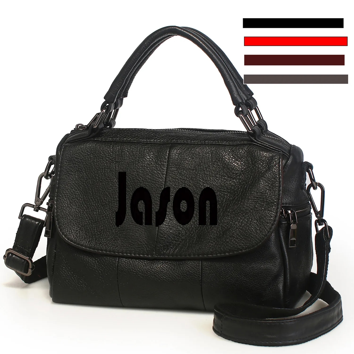 Genuine Leather Crossbody Bag 2