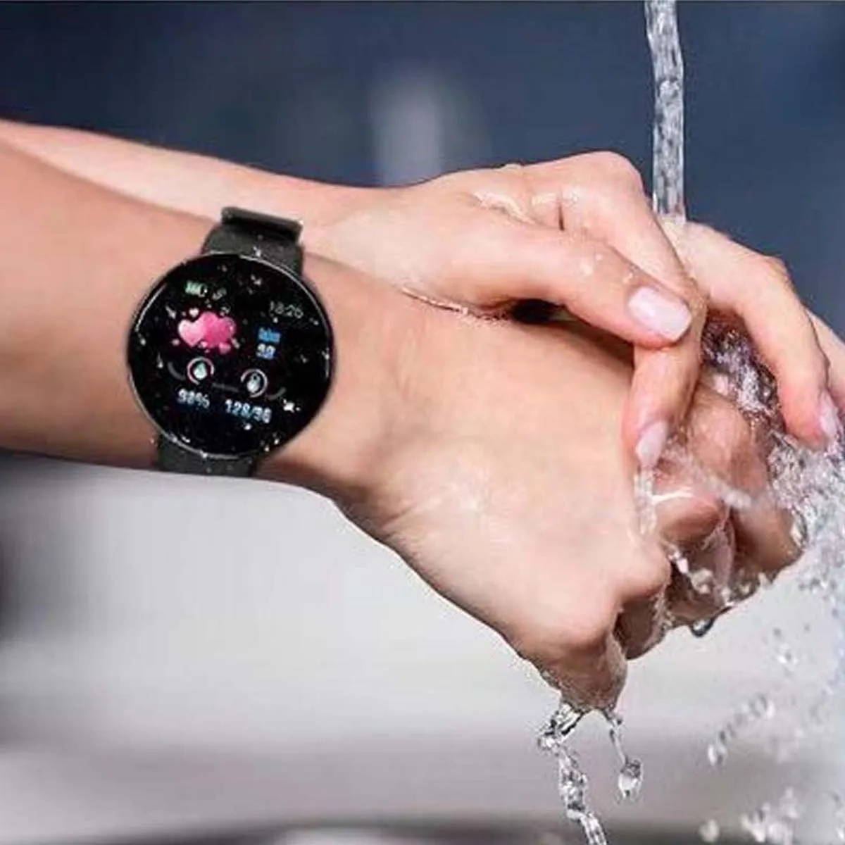 Round Bluetooth Smart Fitness Activity Tracker Watch 5