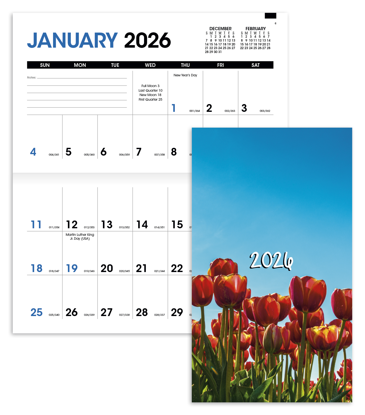 Triumph® Calendars Colorful Impressions Monthly Pocket Planner 16