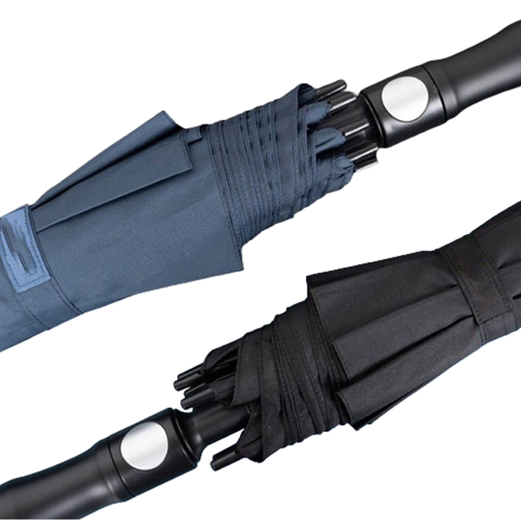 Double Storm-Resistant Fibre Straight Umbrella 4