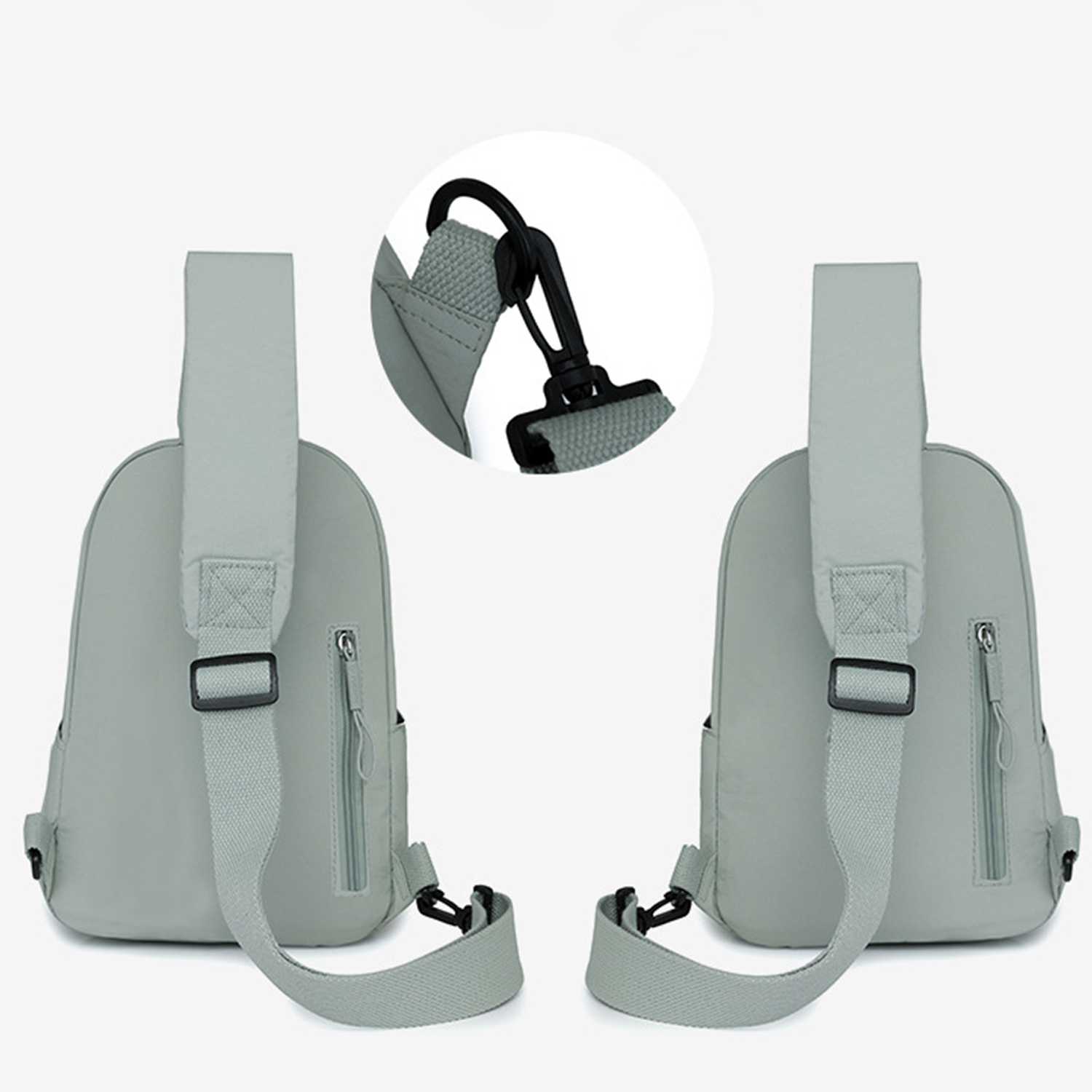 Simple leisure chest bag 6