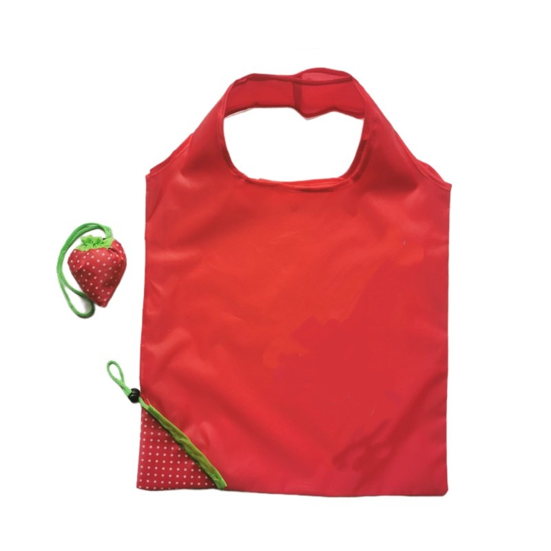 Customized Strawberry Folding Shopping Bag 4