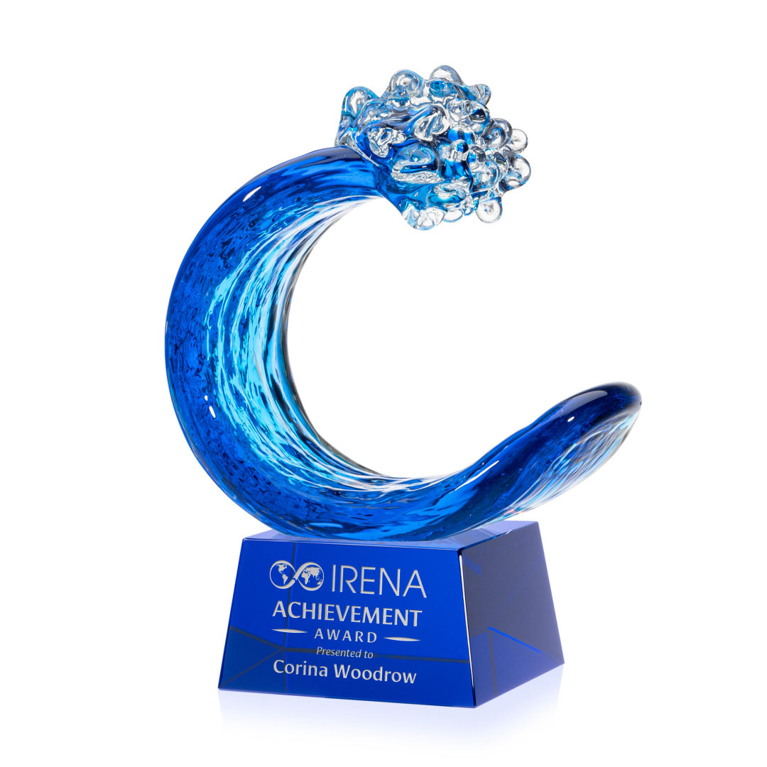 Oceana Award on Robson Base - Blue 3