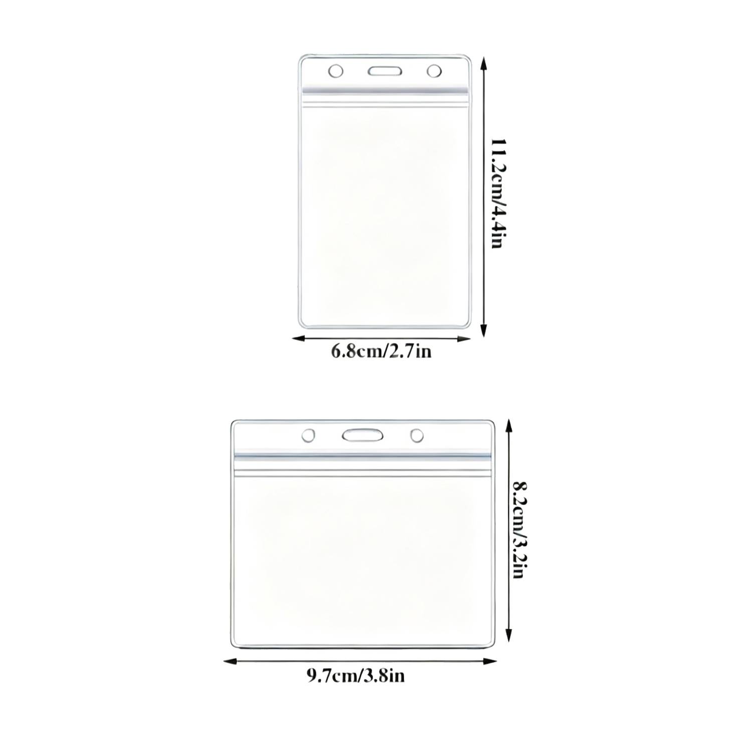 Wooden Bead Zipper Pull Retractable Lanyard Set 7