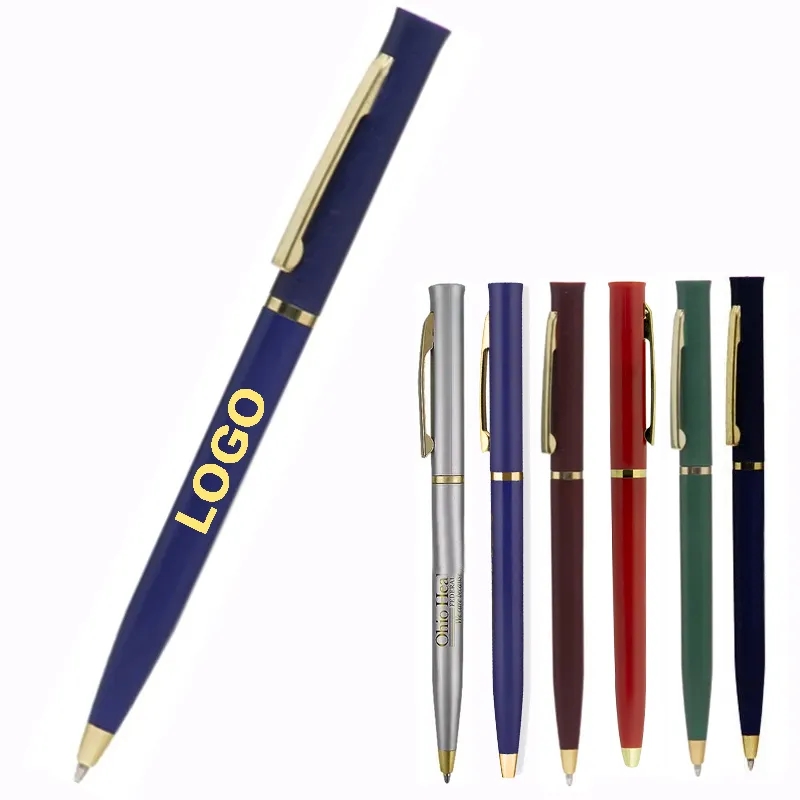 Gold Trim Hotel Twister Pen 11