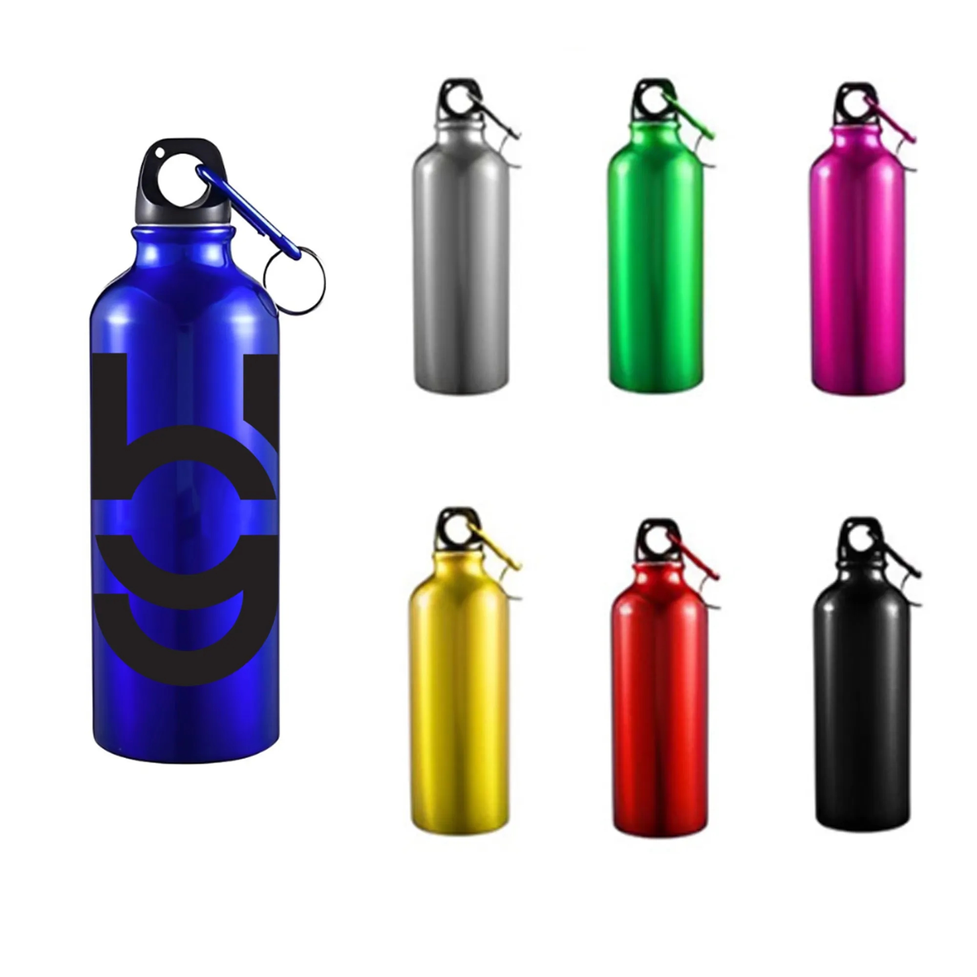 Aluminum Sports Water Bottle, custom water bottle with logo imprint 2