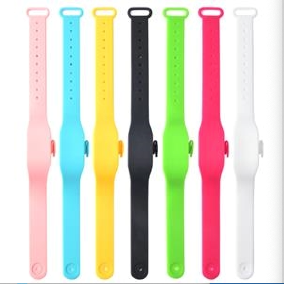 Wristband Hand Sanitizer Dispenser Set Gel Storage Bracelet 1