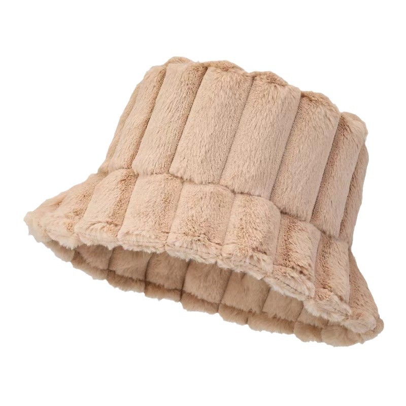 Warm Plush Bucket Hat for Cold Seasons 7
