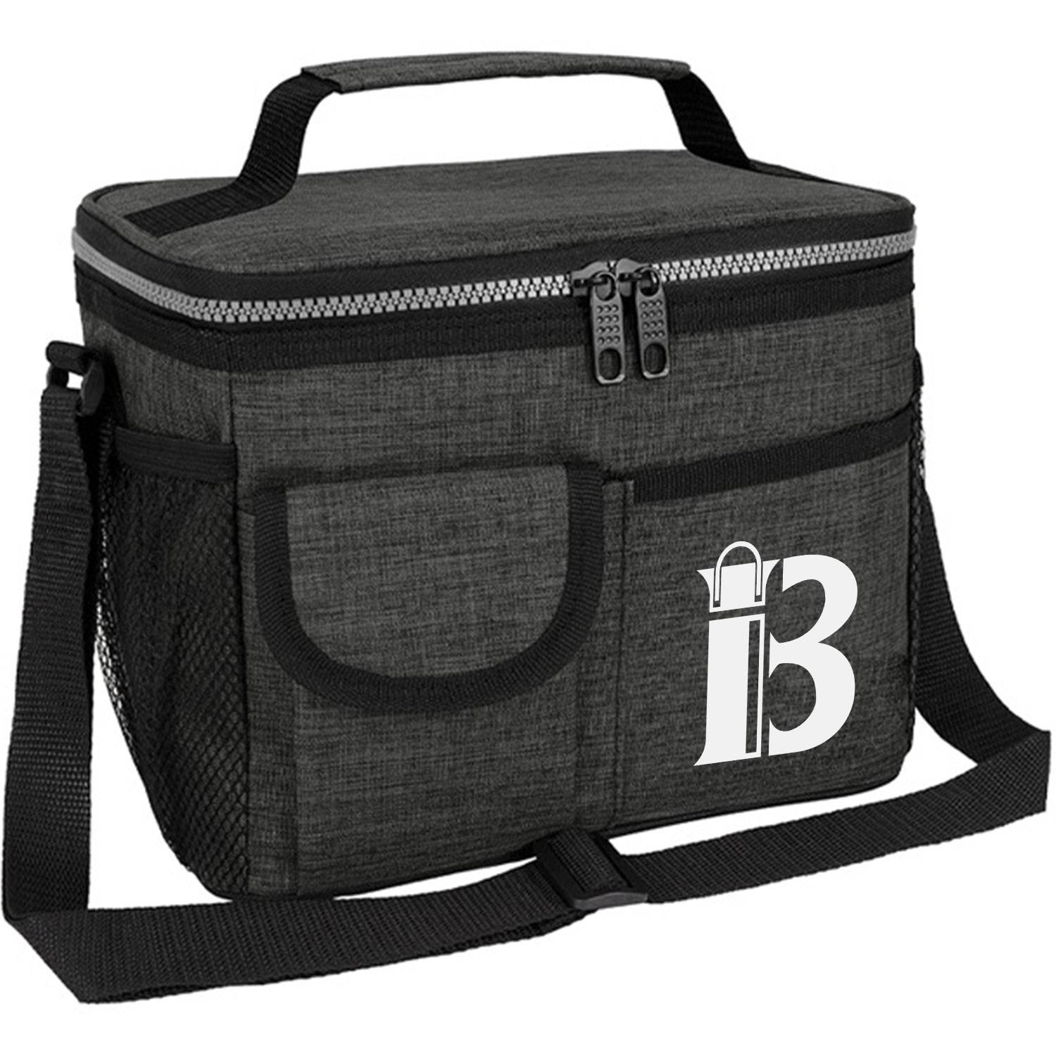 7.5L Oxford Lunch Cooler Bag w/ Handle for Outdoor Picnic