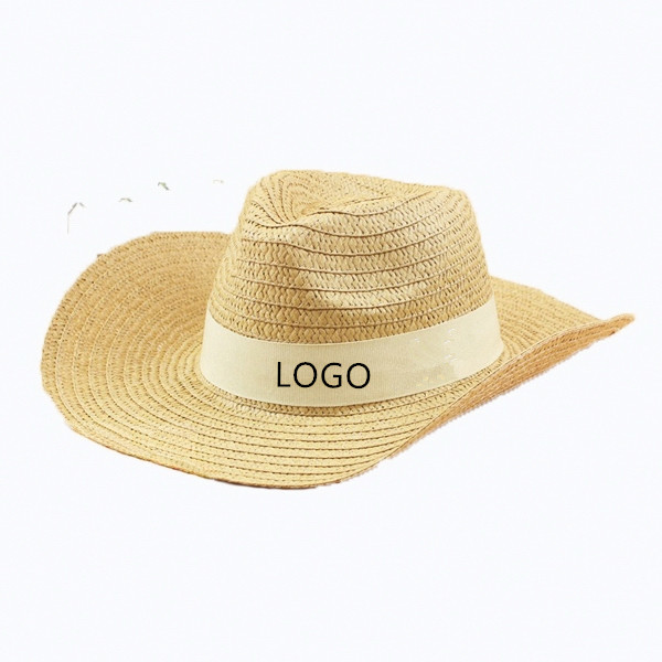 Summer Straw Cowboy Panama Hat 2