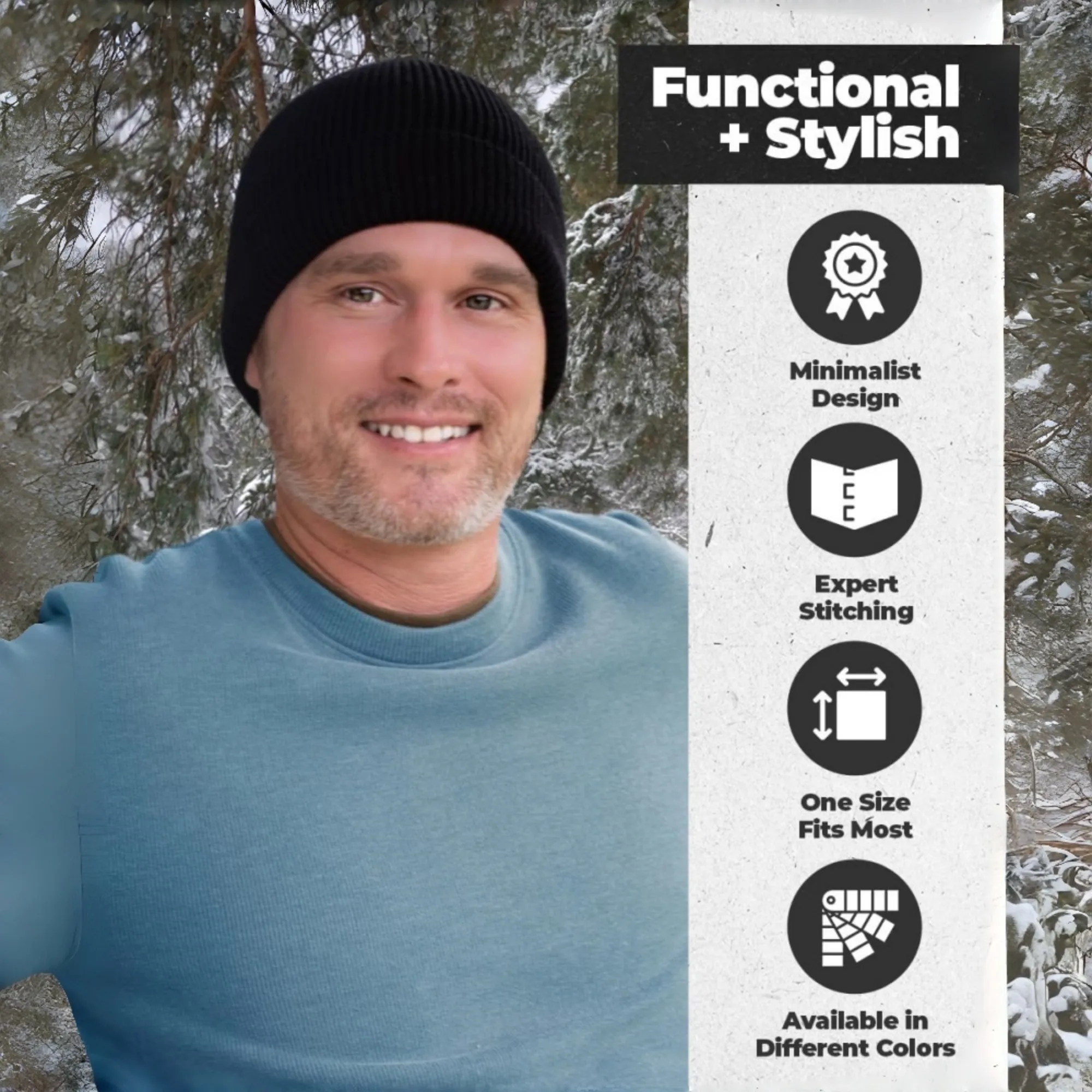 Knitted Winter Beanie Hat 17