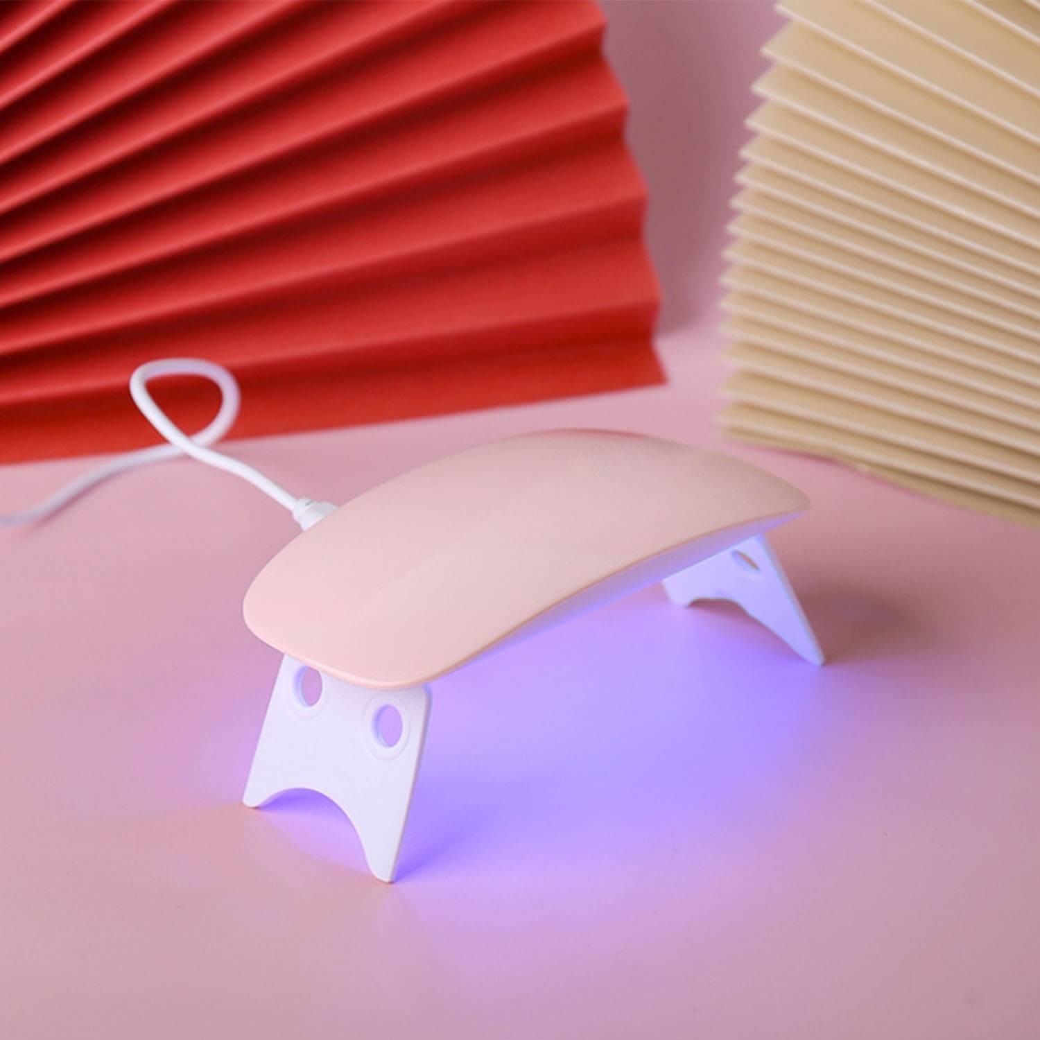 Quick-drying Nail Dryer Lamp Mini UV Portable Curing Light 2