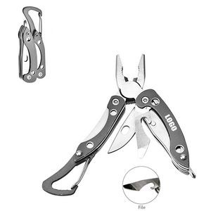 Versatile Stainless Steel Multi Tool With Carabiner Clip 9