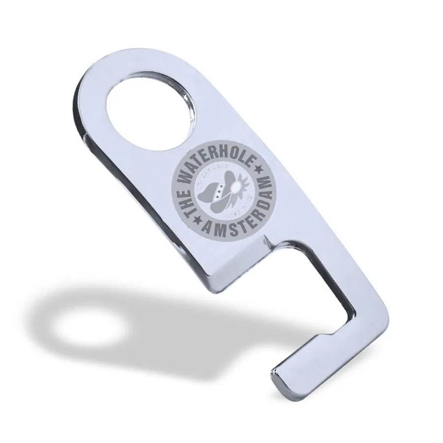 C-Shaped Bottle Opener Keychain 2
