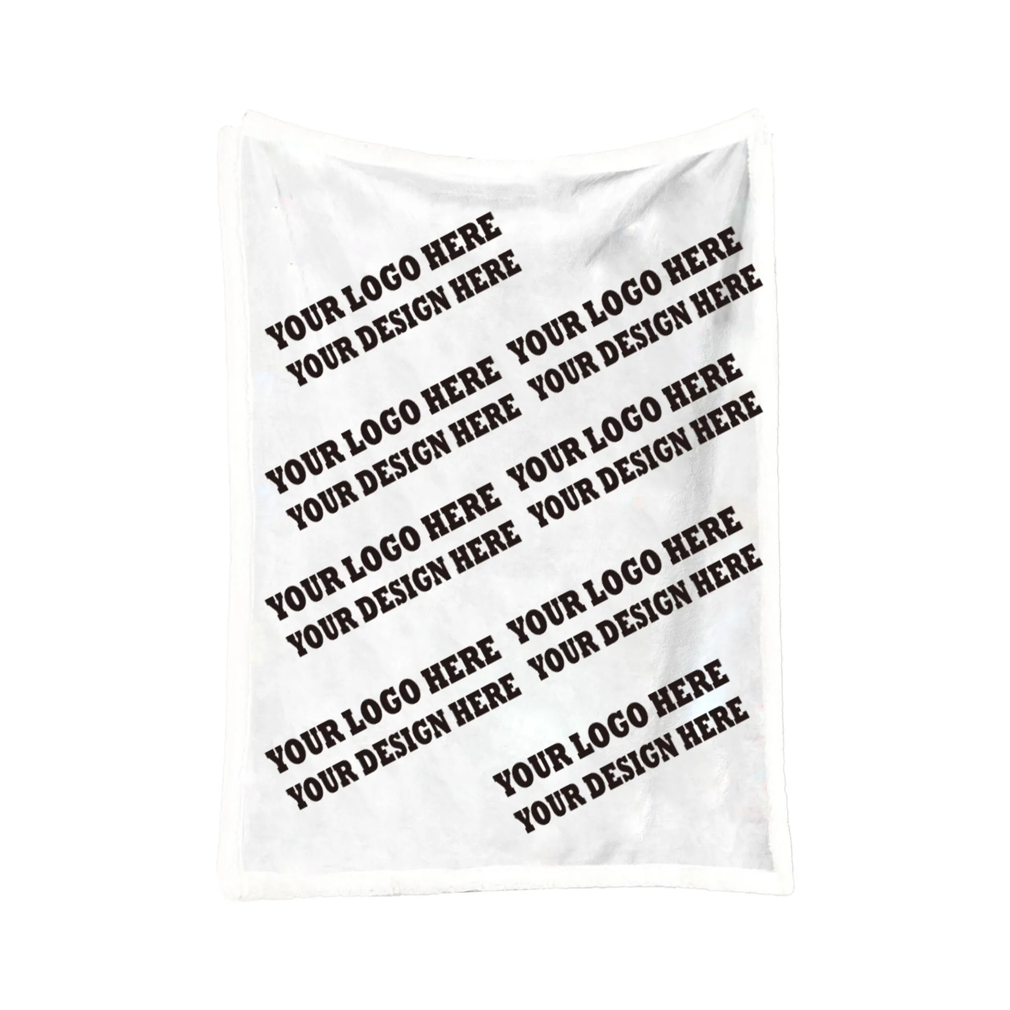 Woolen Blanket Fleece Durable Wide Use Double Thickness 3
