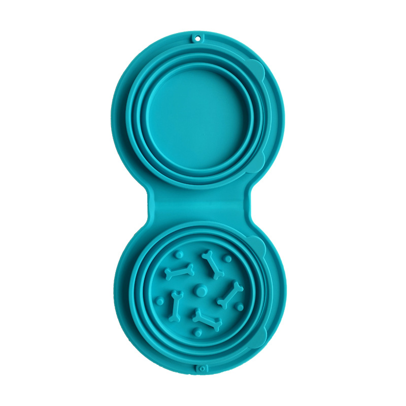 Food Grade Silicone Solid Foldable and Hanging Pet Bowl 5