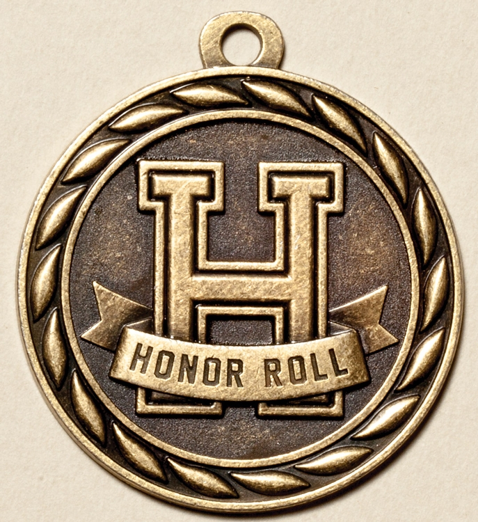 Honor Roll Medal, 2" 2