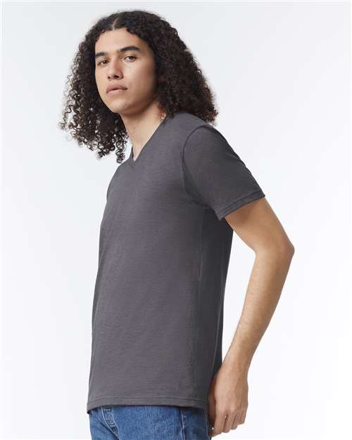 Unisex CVC V-Neck Tee - 2006CVC 71