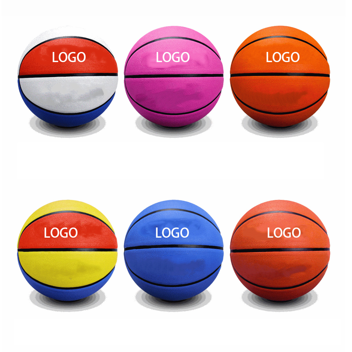 Custom 3# 7-Inch Kids Rubber Mini Basketball 2