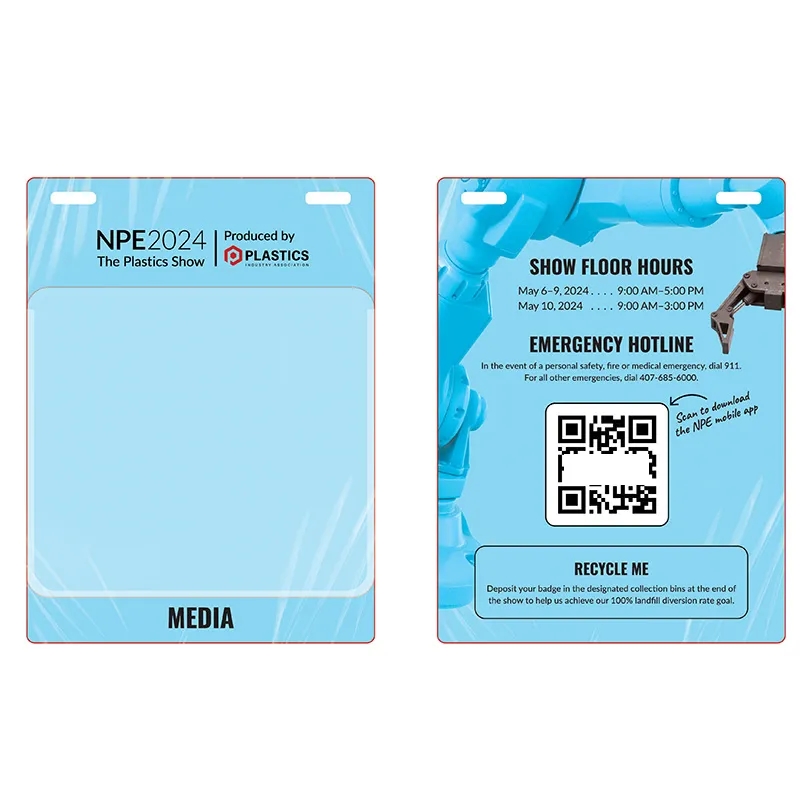 Eco On-site Plastic Event Pass 3