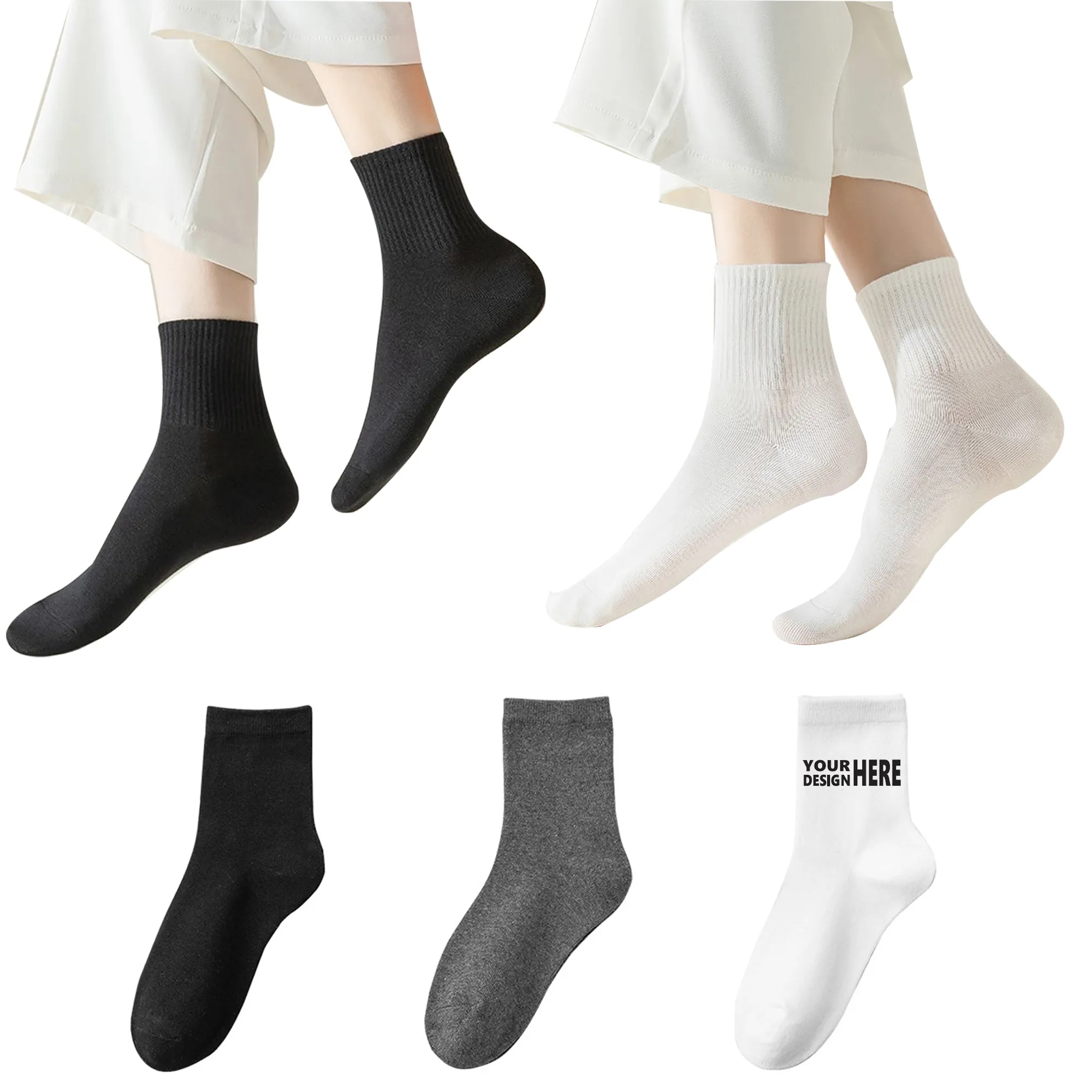 Unisex Cotton Wicking Sock 1