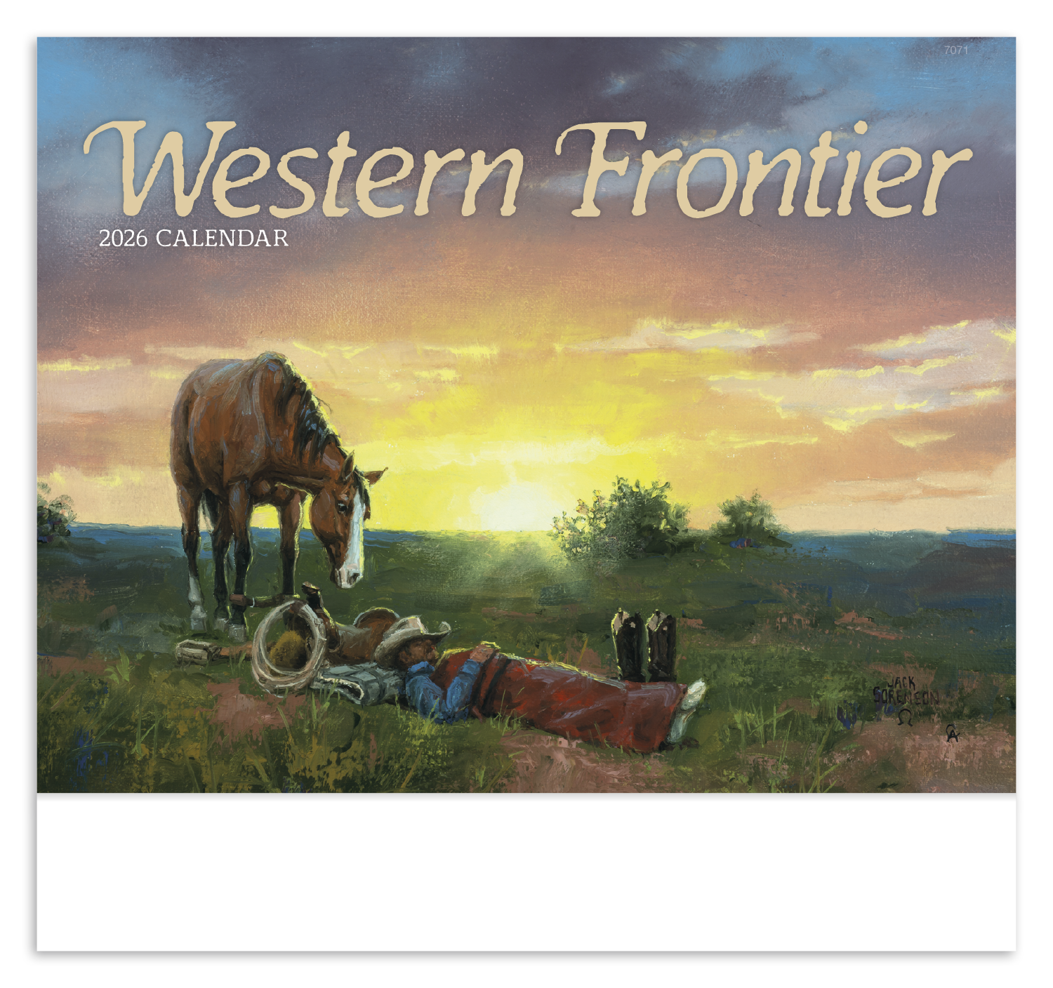 Good Value™ Western Frontier - Stapled Calendar 9
