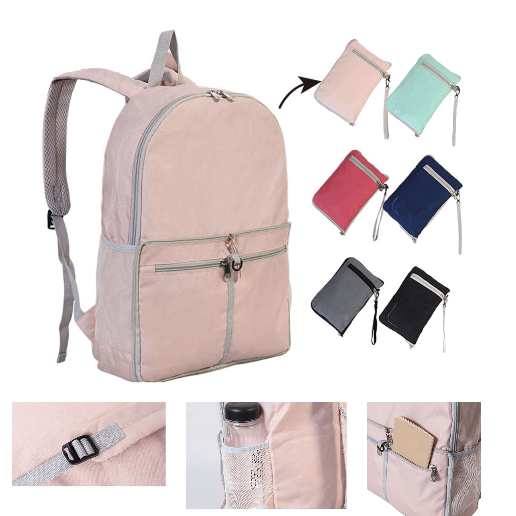 Custom Fodable Lightweight Outdoor Camping Backpack 2