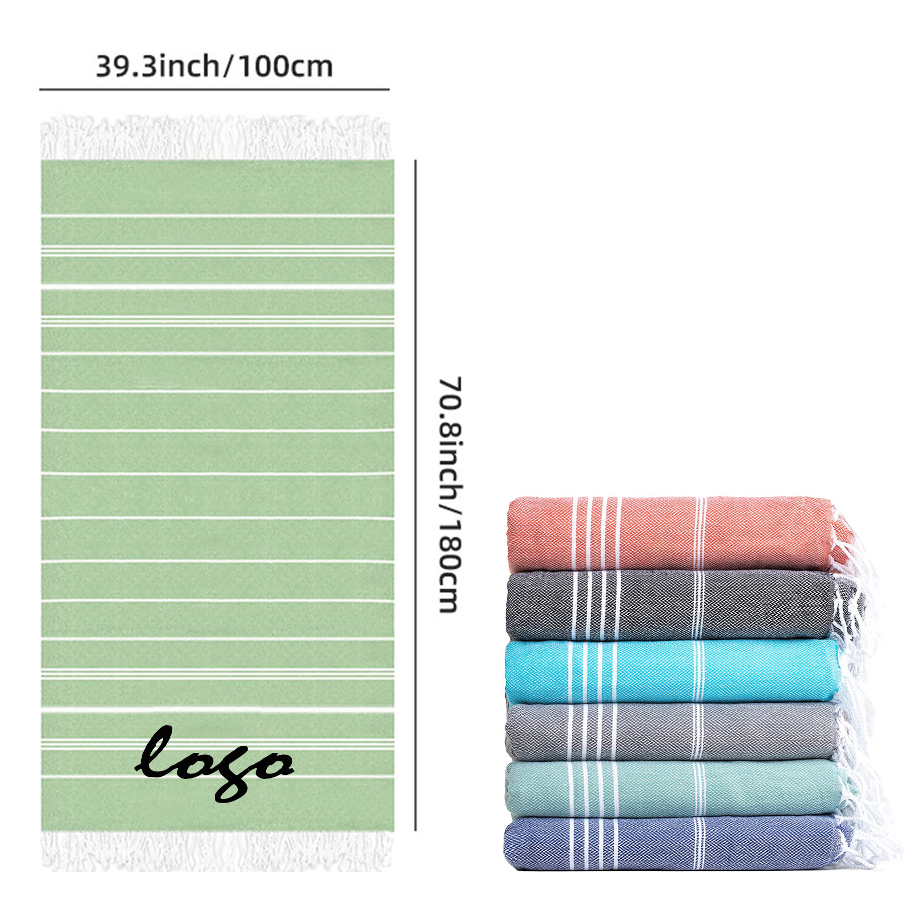 Cotton beach towel 1
