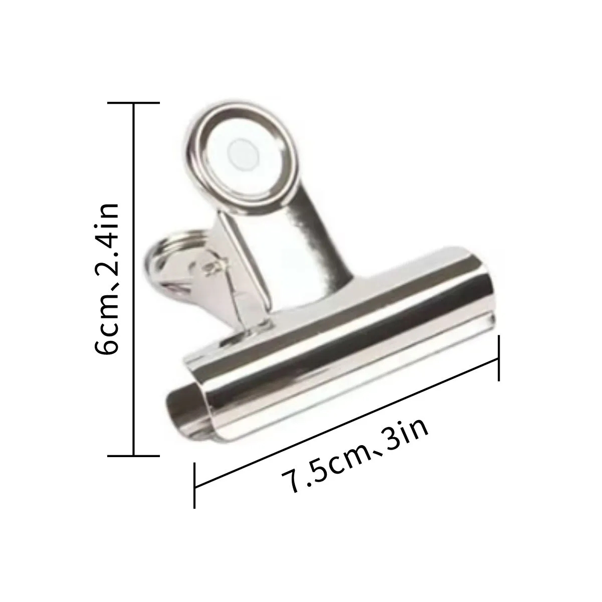 Stainless Steel Utility Binder Clip 75mm Heavy Duty 3