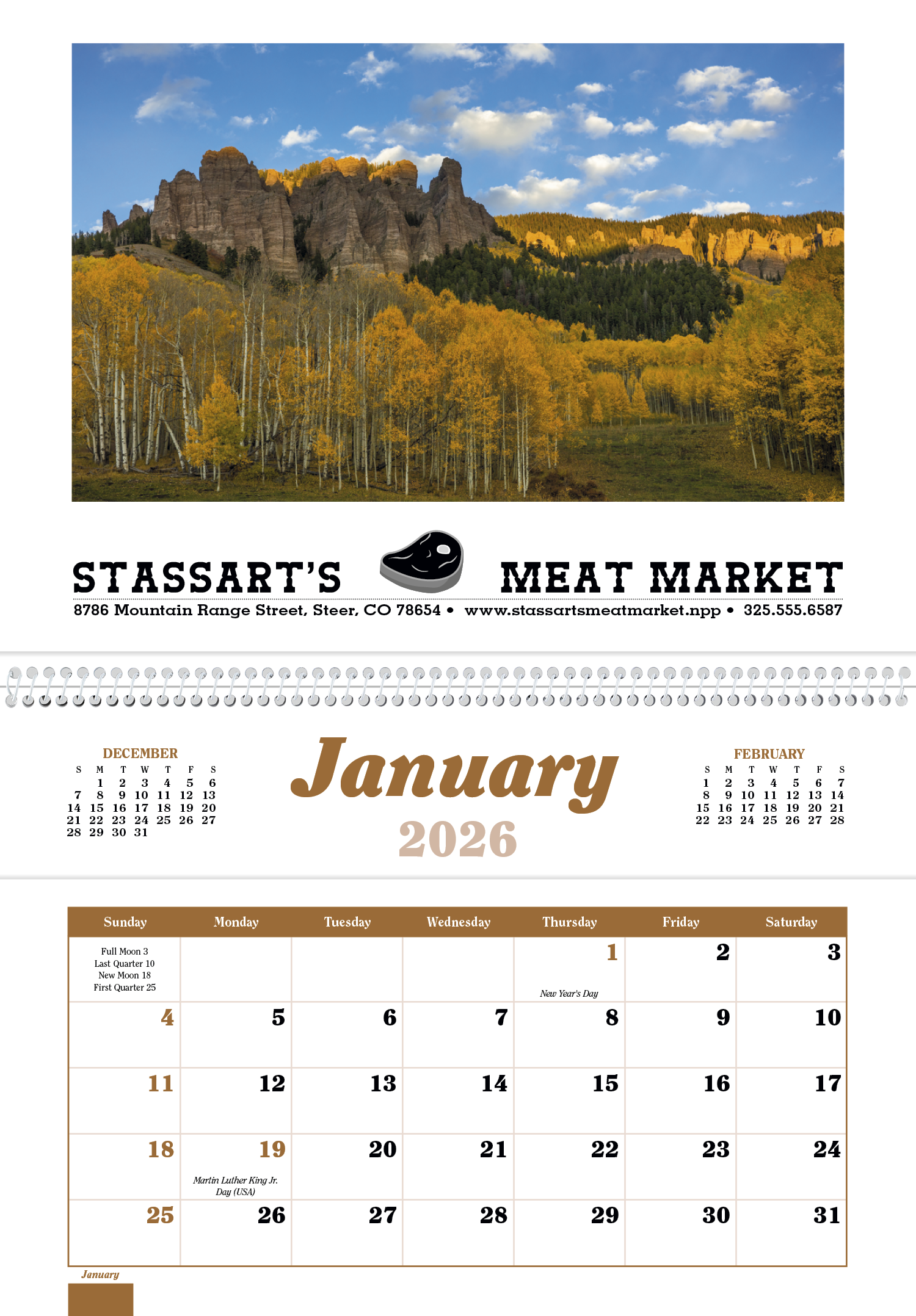 Triumph® Calendars Home Cooking Guide Pocket Calendar 37