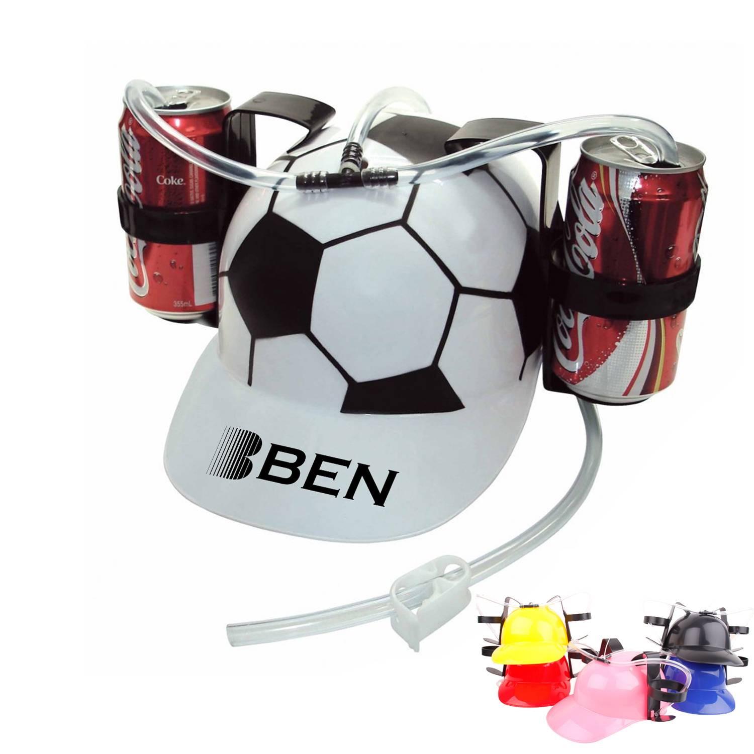 Innovative lazy drink hat 3