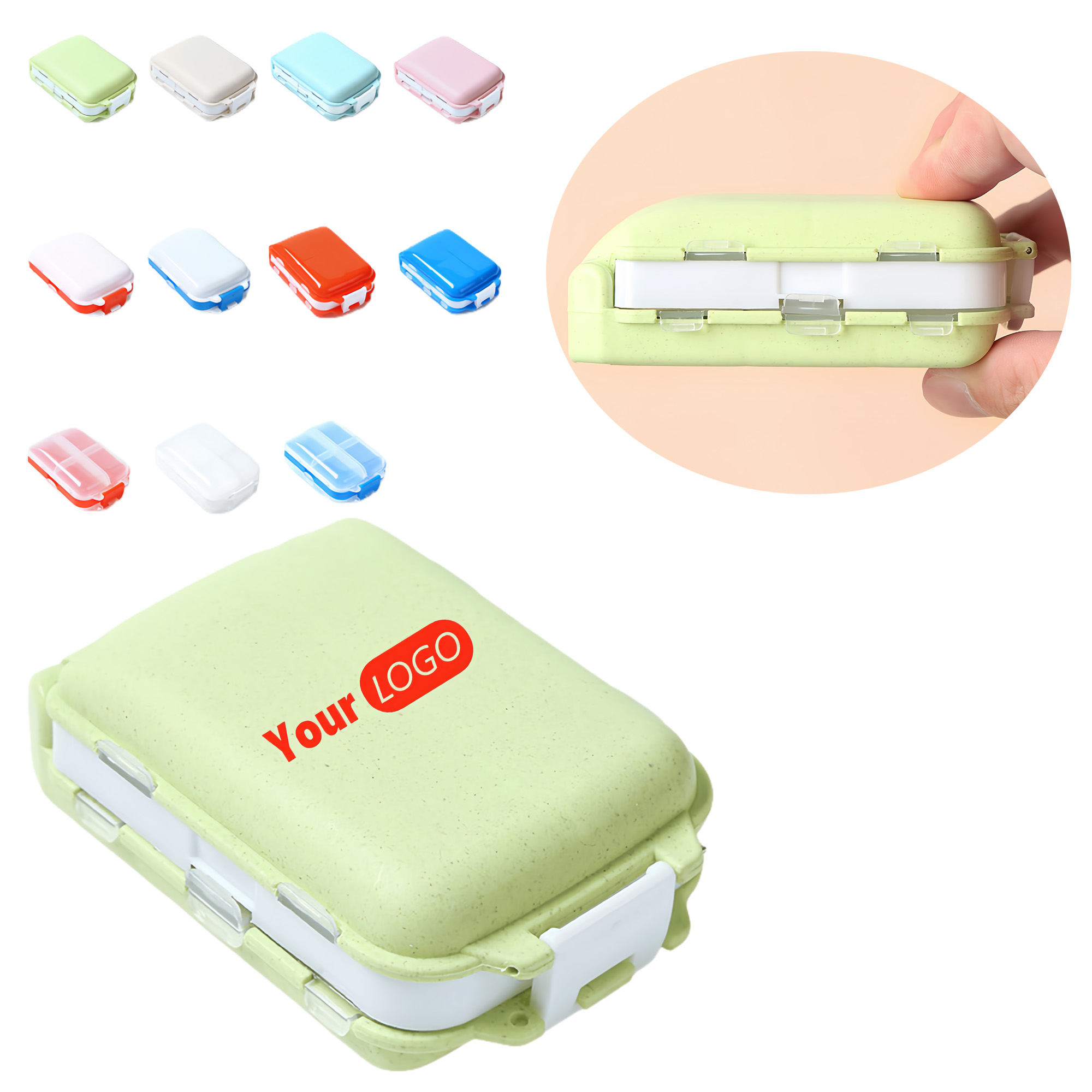 Three-layer Folded Pill Organizer 3