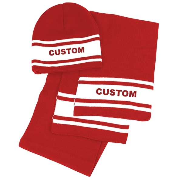 Winter Beanie and Scarf Set 5