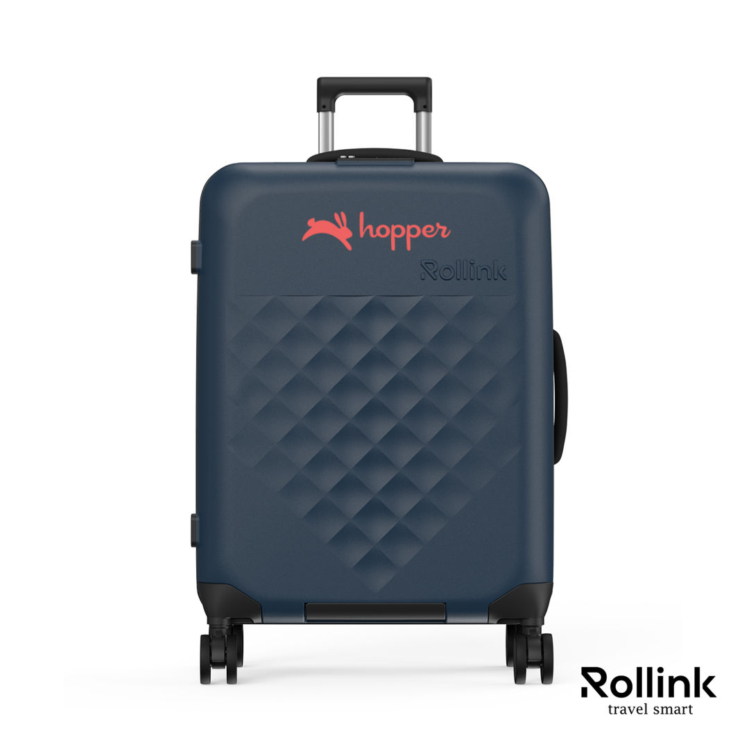Rollink® Flex 360 Medium Checked 4 Wheel Suitcase