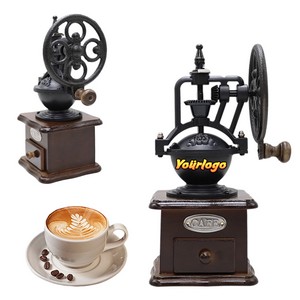 Vintage Metal Crank Hand Coffee Grinder 3