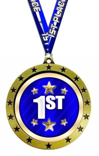 Star Bezel Medallion Holder W/ (EVENT) Stock Satin 1