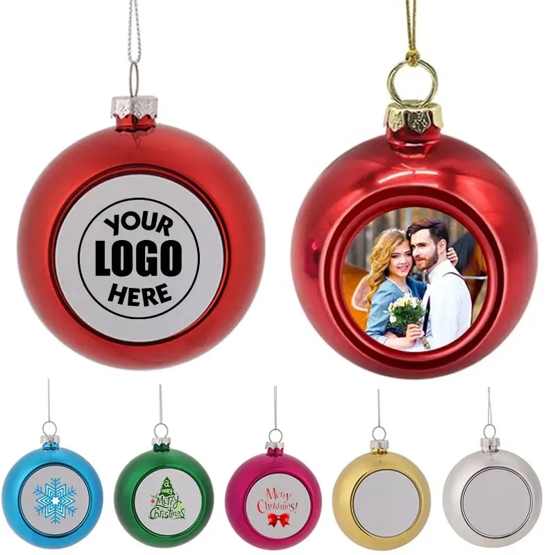 Sublimation Christmas Tree Hanging Balls Ornaments 5