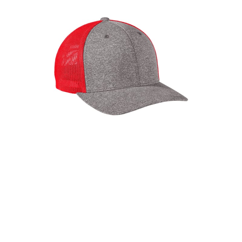 Port Authority Flexfit Melange Mesh Back Trucker Cap 6