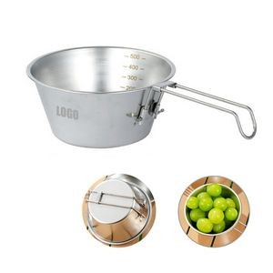 500 Ml Outdoor Foldable Handle Snow Slide Bowl 9