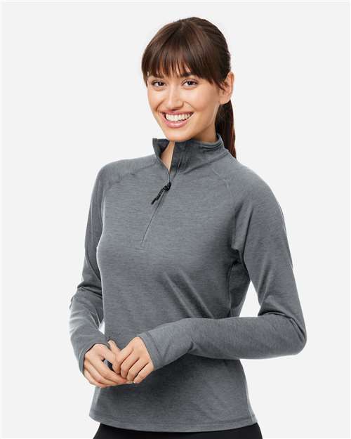 Women's Fairway Marbled Jersey Quarter-Zip Pullover - PDP8023 27
