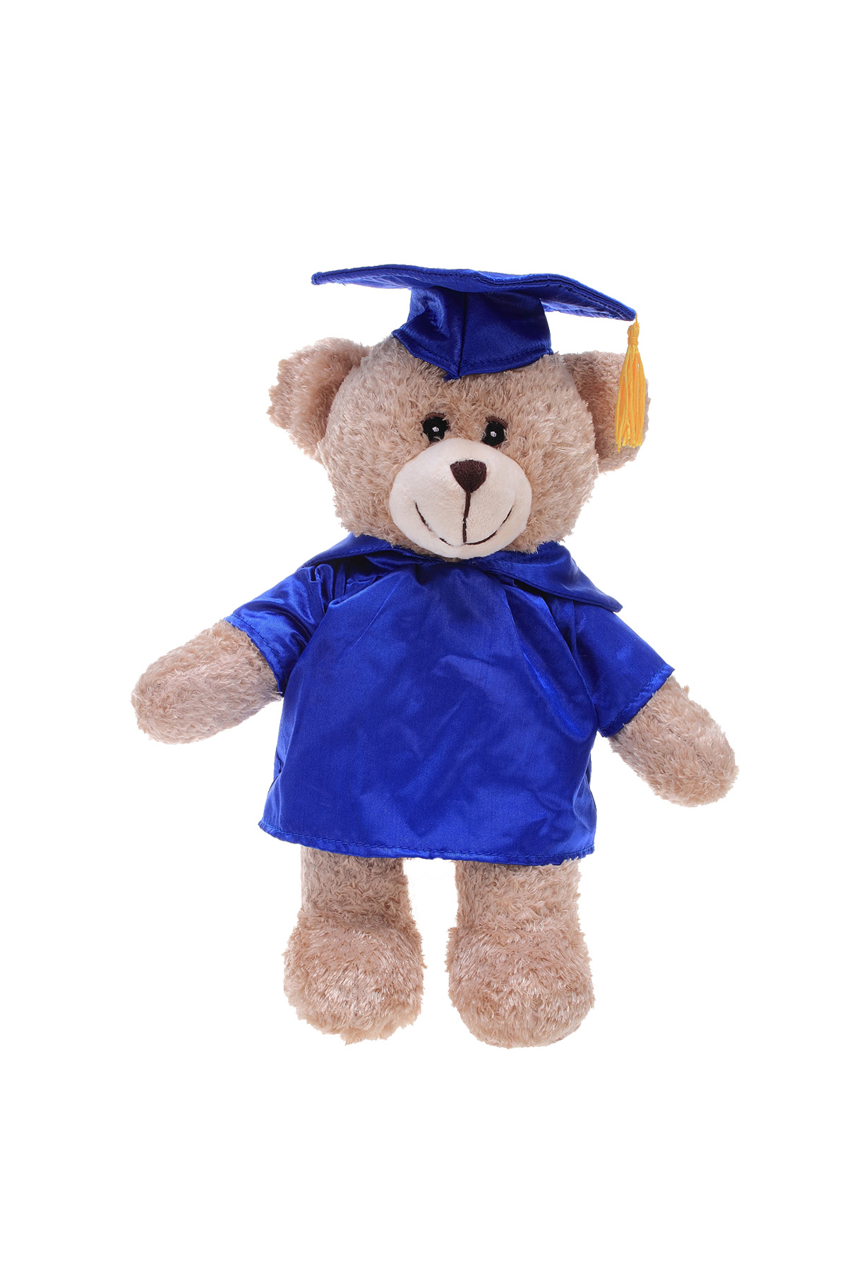 Soft Plush Tan Bear with Graduation Cap and Gown 1