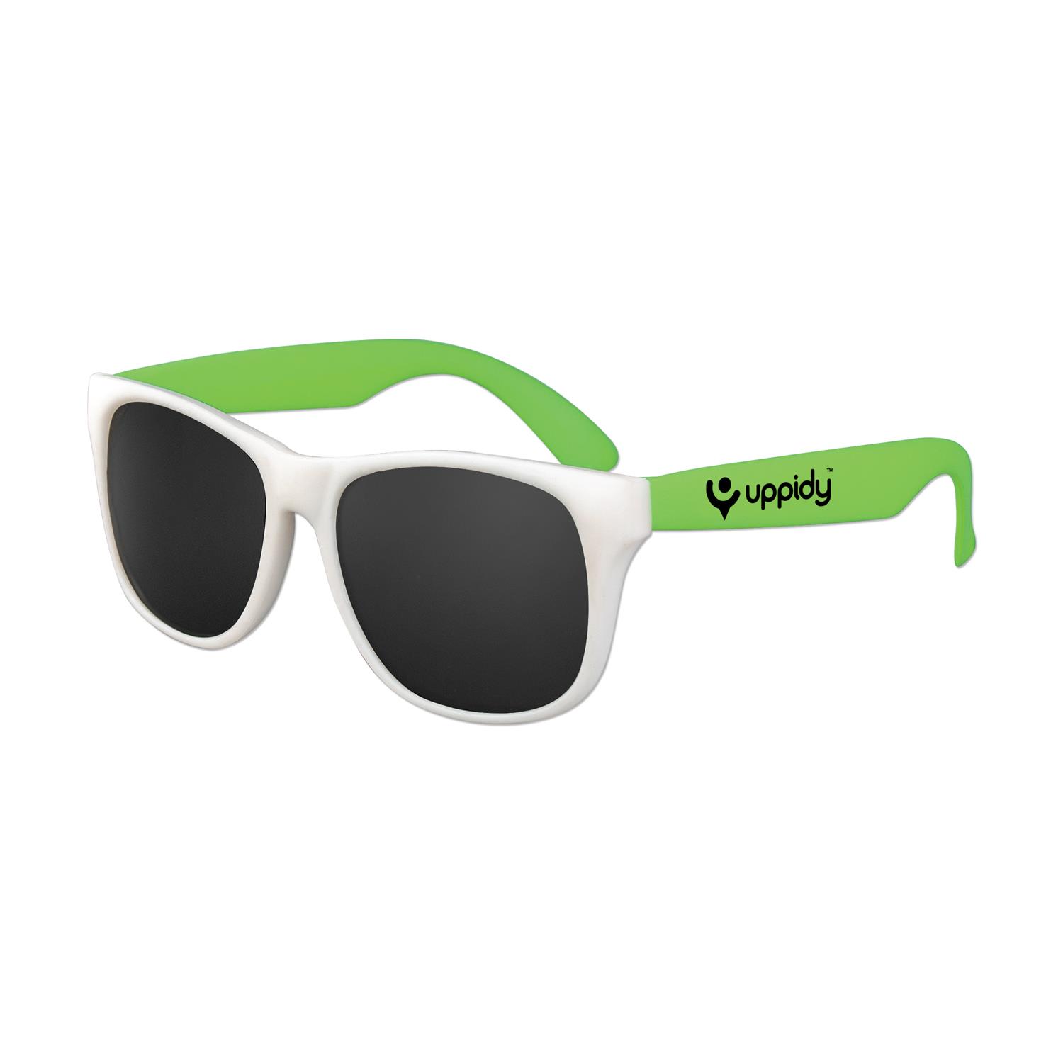 White Frame Classic Sunglasses 8